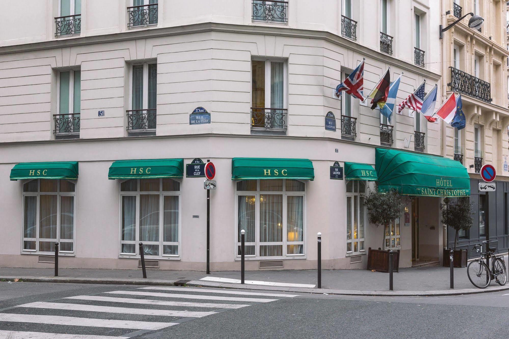 Hotel Saint Christophe Paris Exterior foto