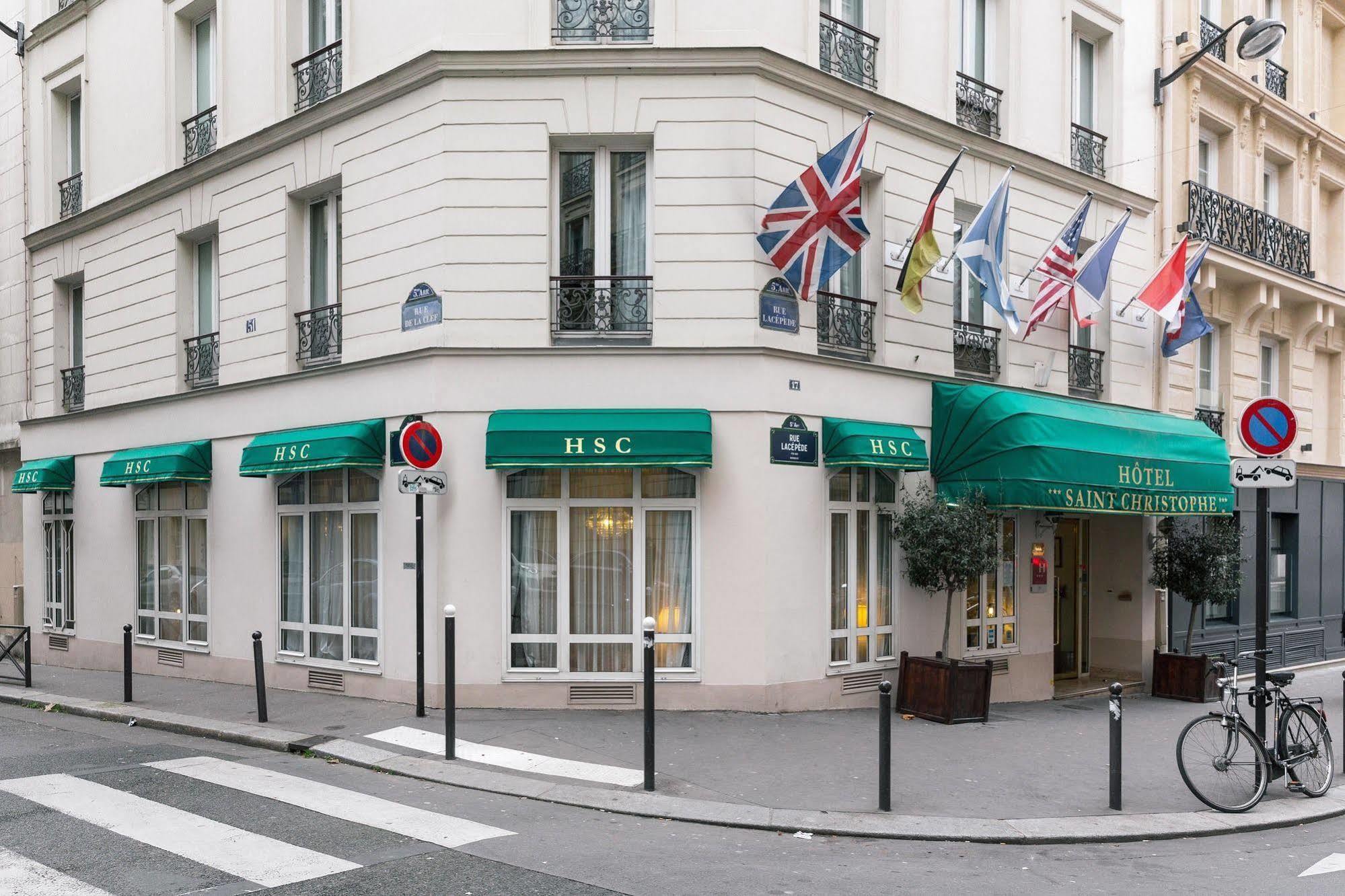 Hotel Saint Christophe Paris Exterior foto